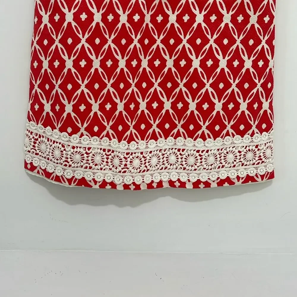 Maggie & Zoe Girl’s Dress Red White  Size 5-6 years